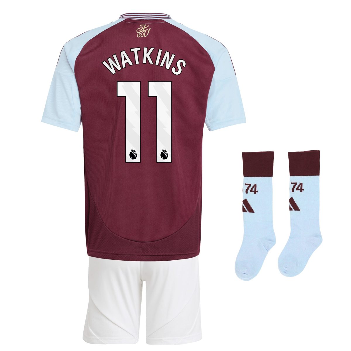 aston villa adidas home mini kit 2024-25 with watkins 11 printing Collection | Aston Villa Fan Shop