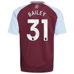 aston villa adidas home shirt 2024-25 – kids with bailey 31 printing Collection | Aston Villa Fan Shop