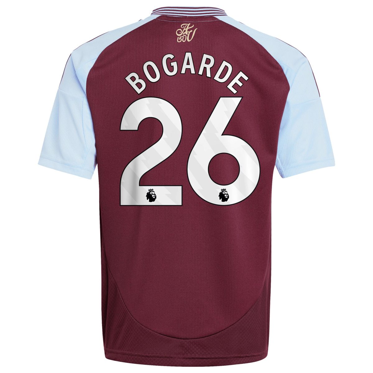 aston villa adidas home shirt 2024-25 – kids with bogarde 26 printing Collection | Aston Villa Fan Shop