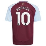 aston villa adidas home shirt 2024-25 – kids with buendia 10 printing Collection | Aston Villa Fan Shop