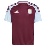 aston villa adidas home shirt 2024-25 – kids with custom printing Collection | Aston Villa Fan Shop
