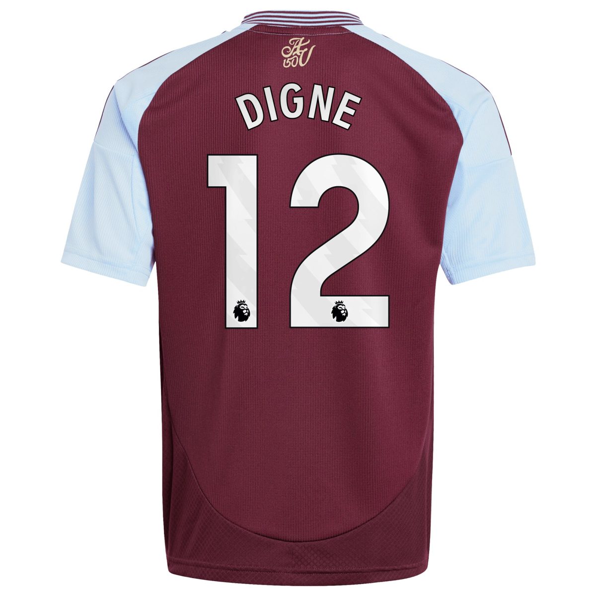 aston villa adidas home shirt 2024-25 – kids with digne 12 printing Collection | Aston Villa Fan Shop