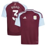 aston villa adidas home shirt 2024-25 – kids with disasi 3 printing Collection | Aston Villa Fan Shop