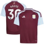 aston villa adidas home shirt 2024-25 – kids with hause 30 printing Collection | Aston Villa Fan Shop