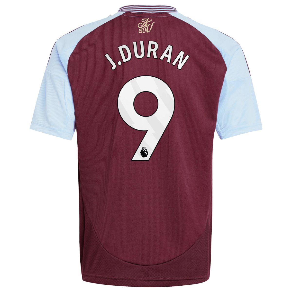aston villa adidas home shirt 2024-25 – kids with j.duran 9 printing Collection | Aston Villa Fan Shop