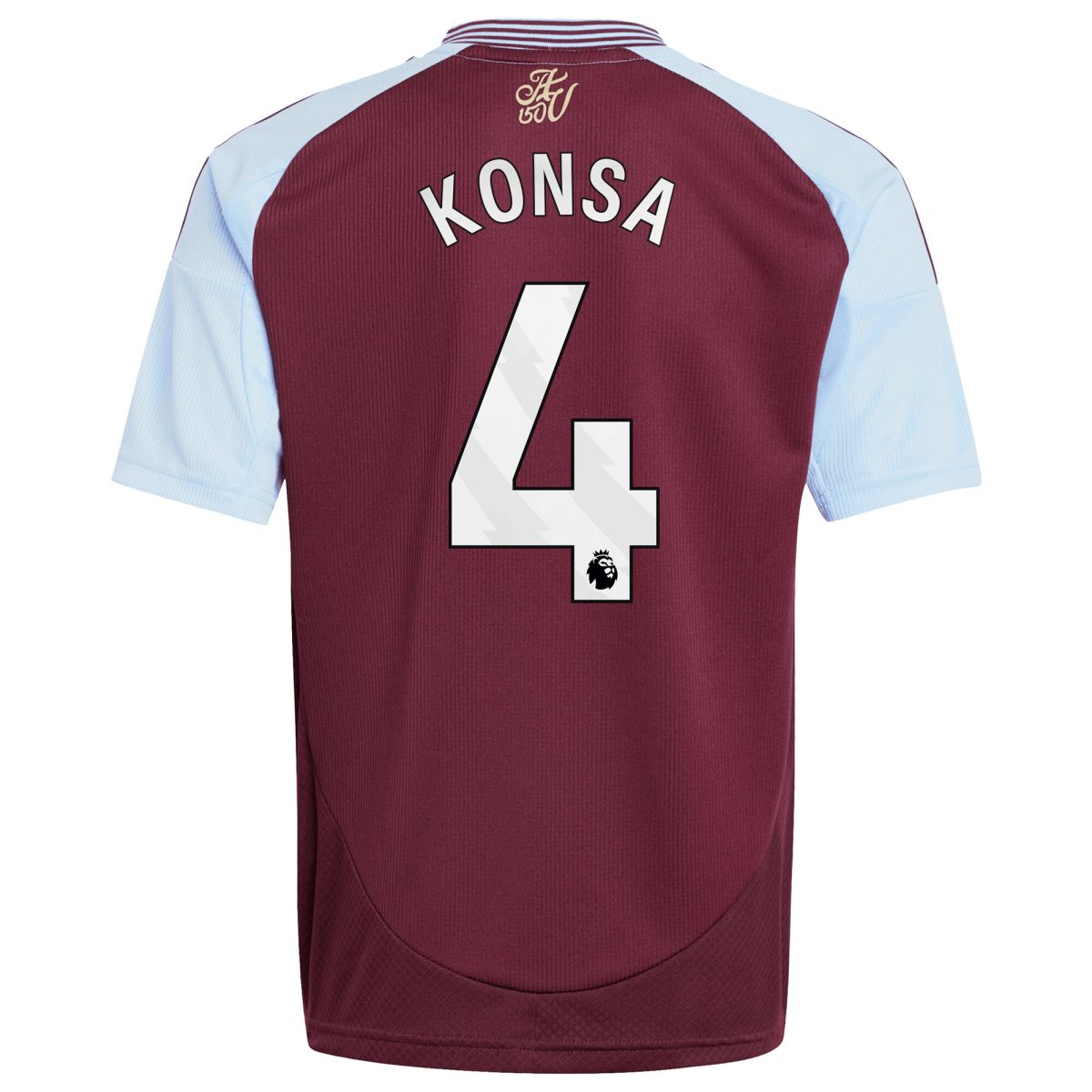 aston villa adidas home shirt 2024-25 – kids with konsa 4 printing Collection | Aston Villa Fan Shop