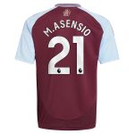 aston villa adidas home shirt 2024-25 – kids with m.asensio 21 printing Collection | Aston Villa Fan Shop