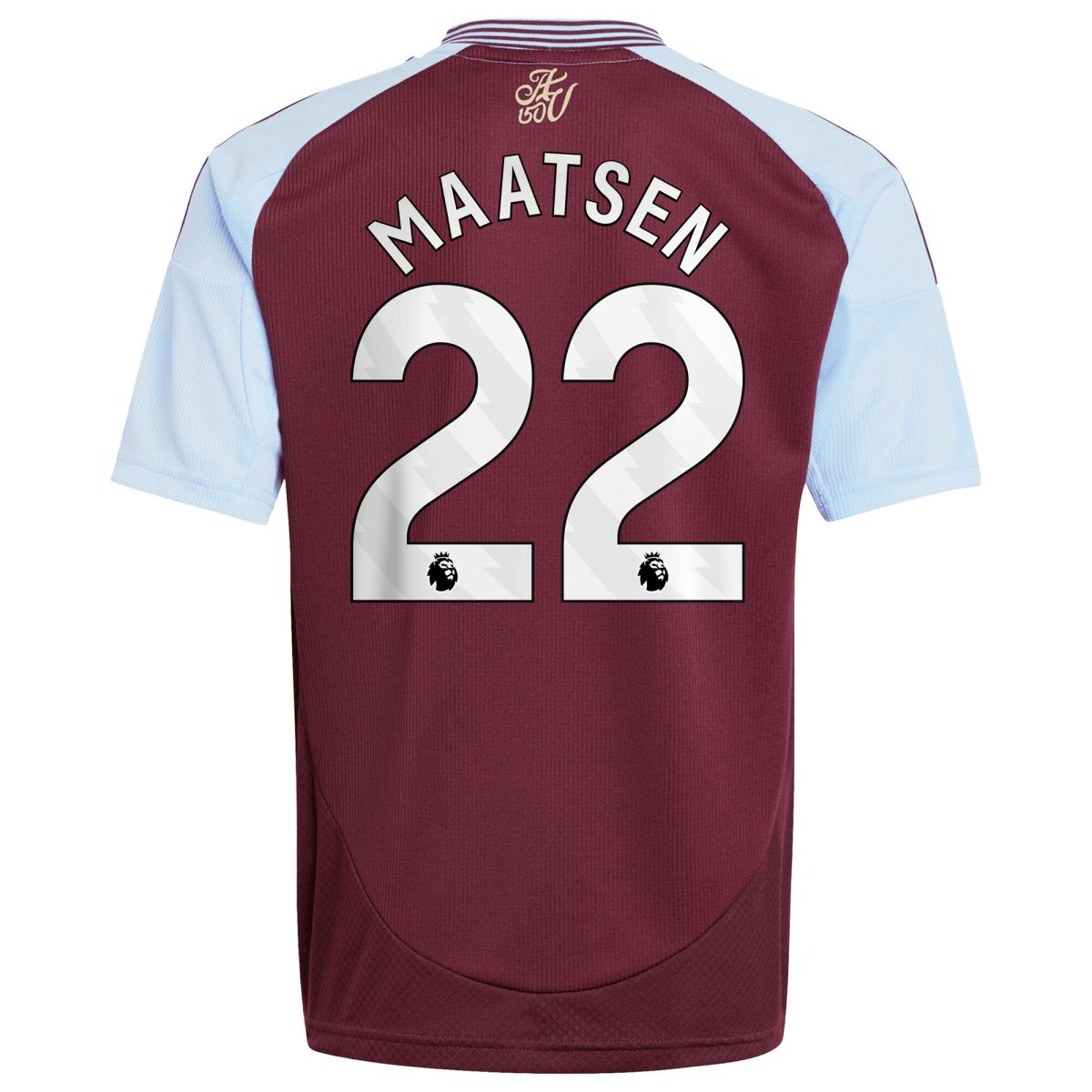 aston villa adidas home shirt 2024-25 – kids with maatsen 22 printing Collection | Aston Villa Fan Shop