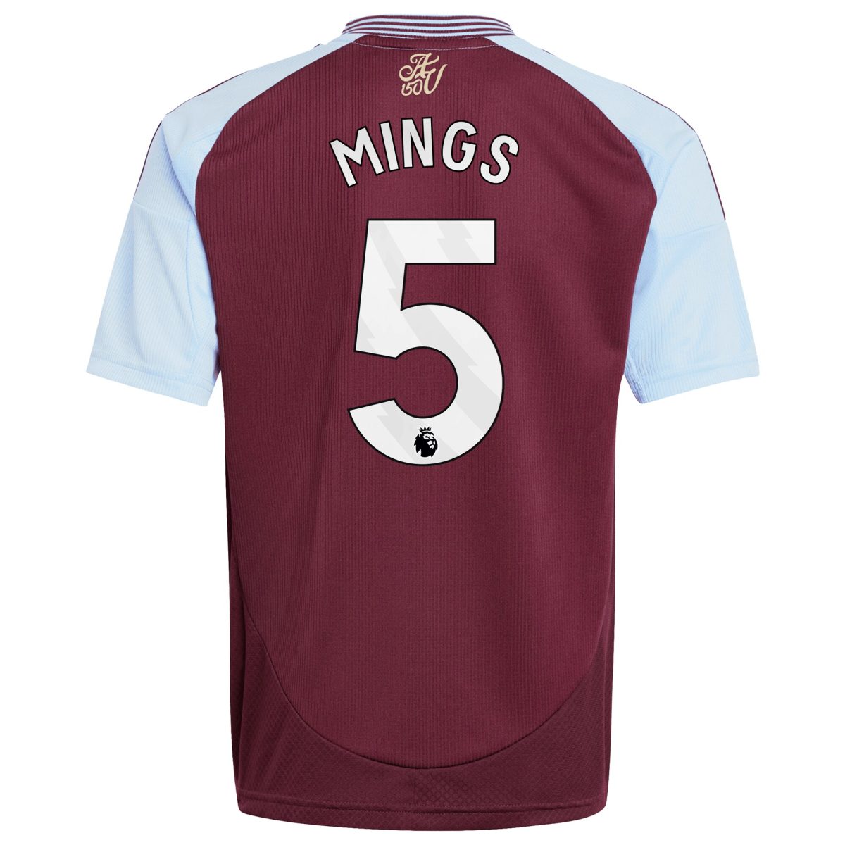 aston villa adidas home shirt 2024-25 – kids with mings 5 printing Collection | Aston Villa Fan Shop