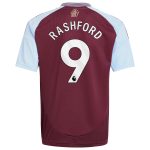 aston villa adidas home shirt 2024-25 – kids with rashford 9 printing Collection | Aston Villa Fan Shop