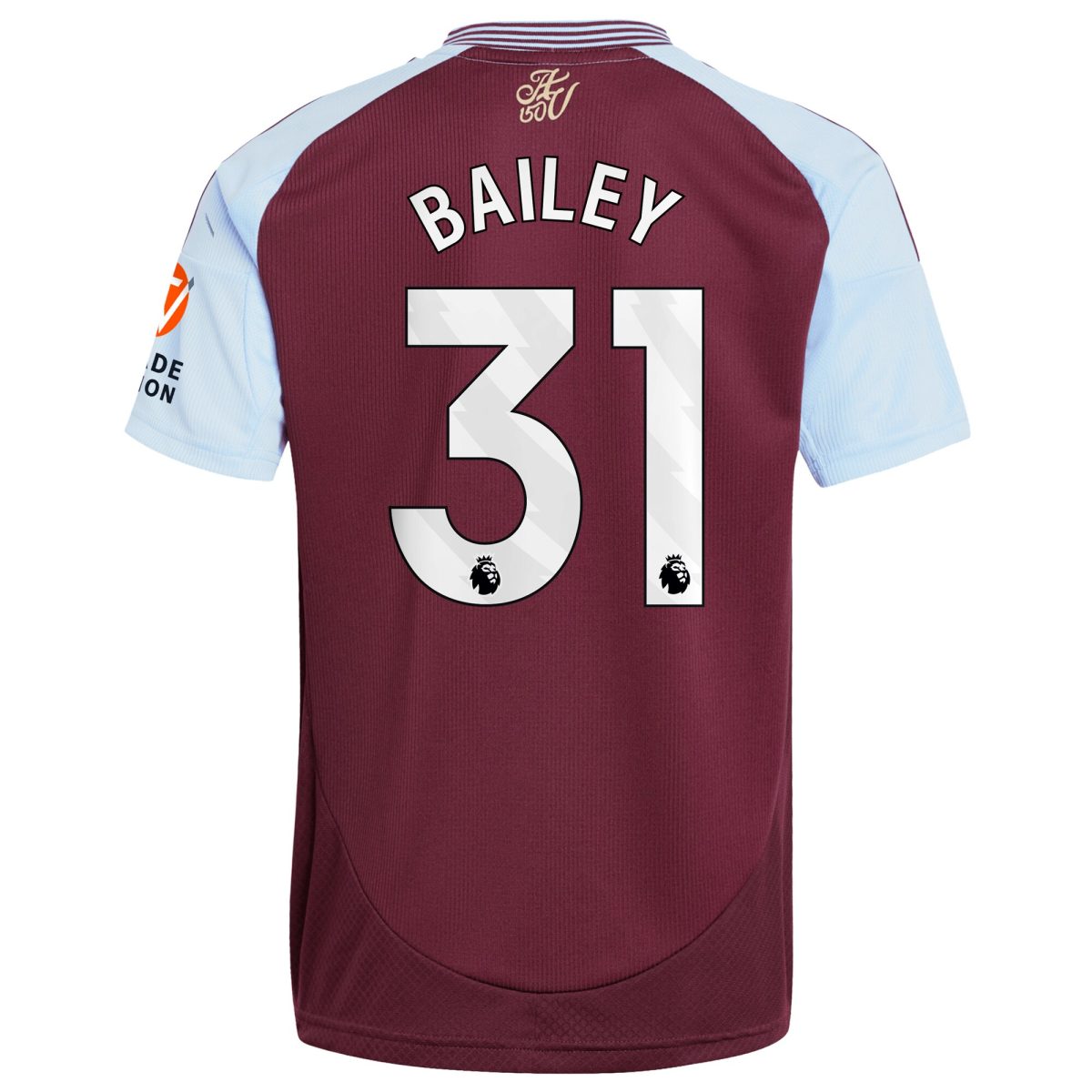 aston villa adidas home shirt 2024-25 with bailey 31 printing Collection | Aston Villa Fan Shop