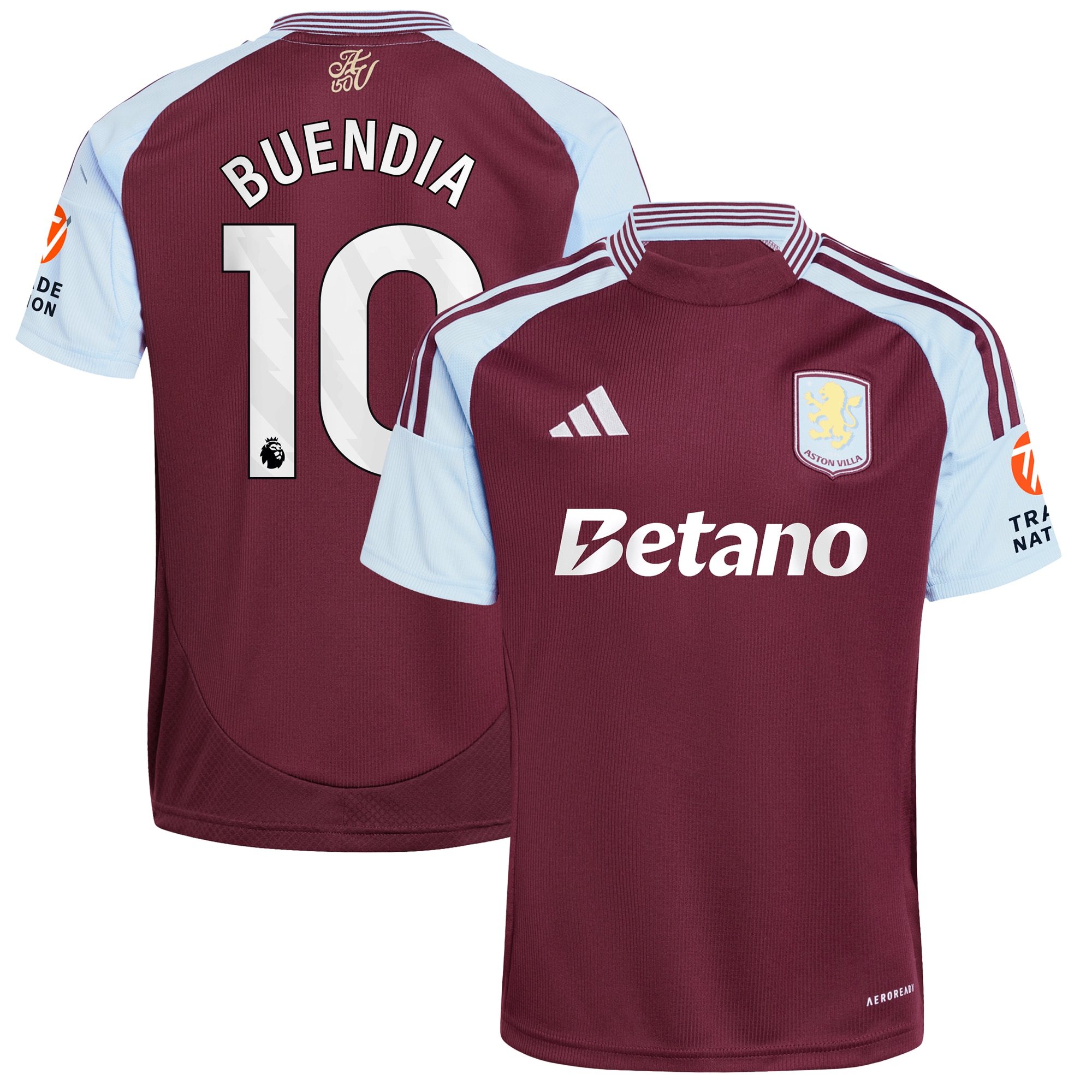 aston villa adidas home shirt 2024-25 with buendia 10 printing Collection | Aston Villa Fan Shop
