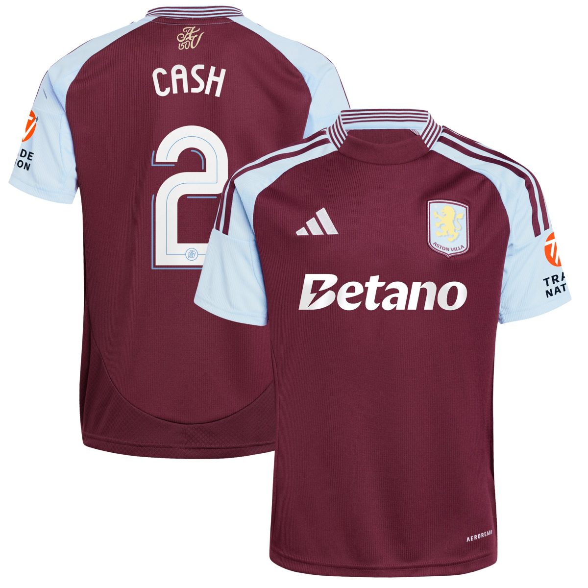 aston villa adidas home shirt 2024-25 with cash 2 cup printing Collection | Aston Villa Fan Shop