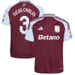 aston villa adidas home shirt 2024-25 with diego carlos 3 cup printing Collection | Aston Villa Fan Shop