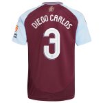 aston villa adidas home shirt 2024-25 with diego carlos 3 cup printing Collection | Aston Villa Fan Shop