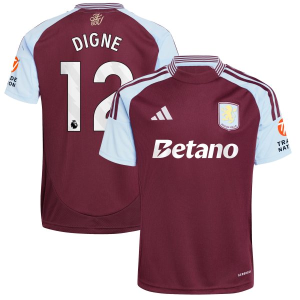 aston villa adidas home shirt 2024-25 with digne 12 printing Collection | Aston Villa Fan Shop