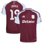 aston villa adidas home shirt 2024-25 with jaden 19 cup printing Collection | Aston Villa Fan Shop