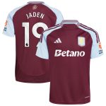 aston villa adidas home shirt 2024-25 with jaden 19 printing Collection | Aston Villa Fan Shop