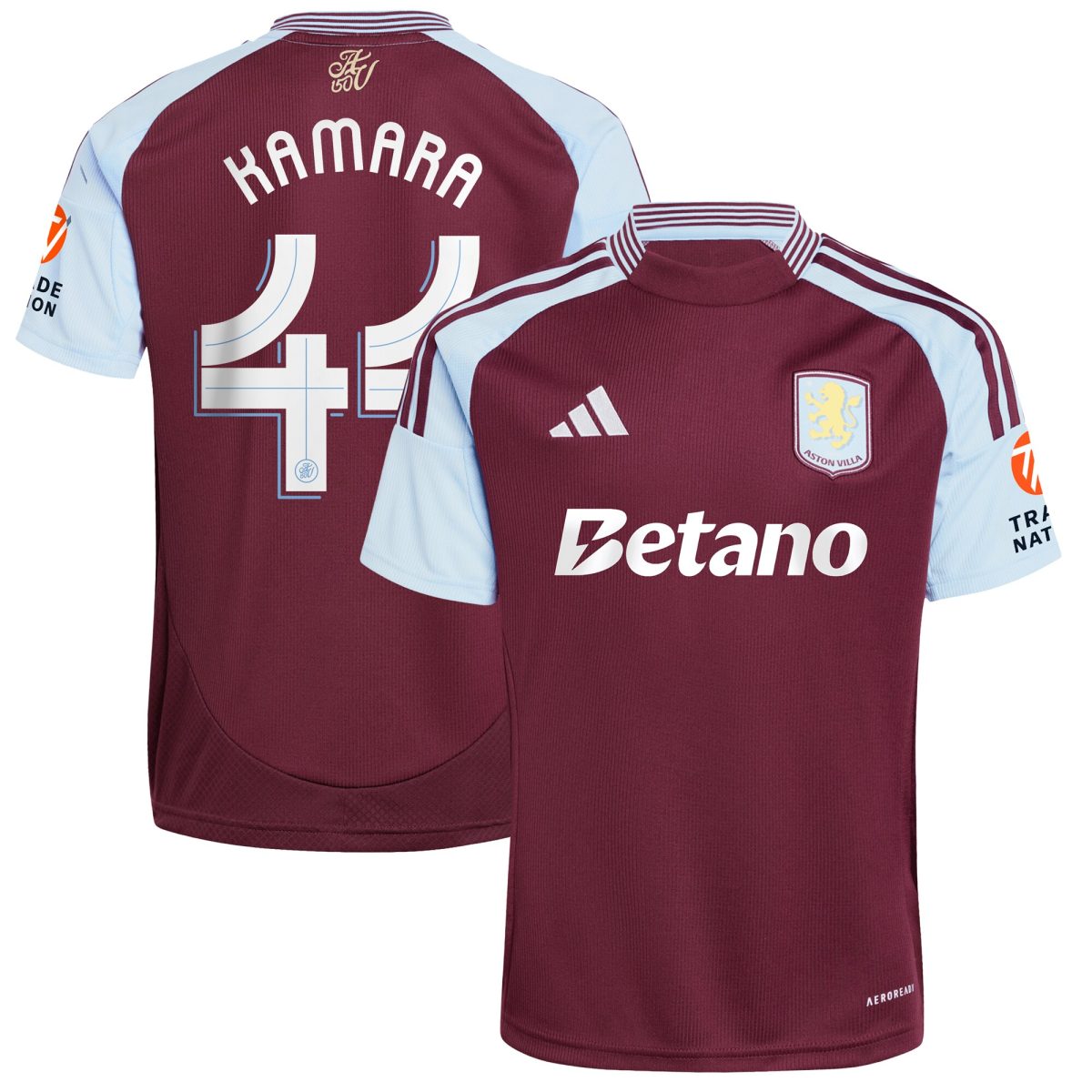 aston villa adidas home shirt 2024-25 with kamara 44 cup printing Collection | Aston Villa Fan Shop