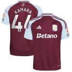 aston villa adidas home shirt 2024-25 with kamara 44 printing Collection | Aston Villa Fan Shop