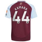 aston villa adidas home shirt 2024-25 with kamara 44 printing Collection | Aston Villa Fan Shop