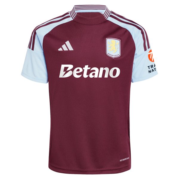 aston villa adidas home shirt 2024-25 with kearns 7 cup printing Collection | Aston Villa Fan Shop