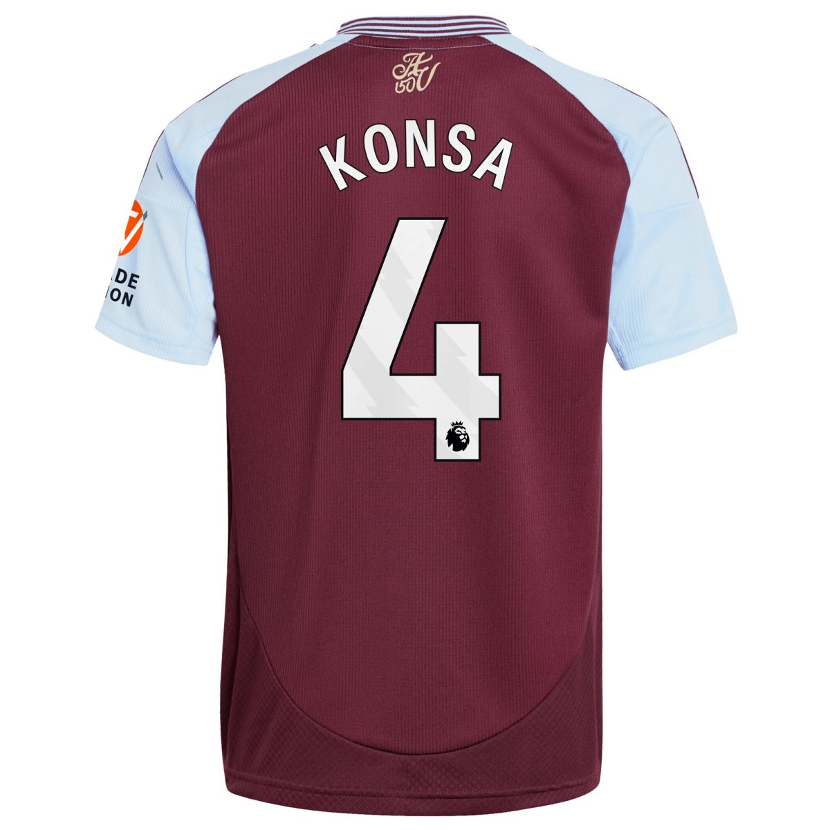 aston villa adidas home shirt 2024-25 with konsa 4 printing Collection | Aston Villa Fan Shop