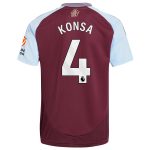 aston villa adidas home shirt 2024-25 with konsa 4 printing Collection | Aston Villa Fan Shop