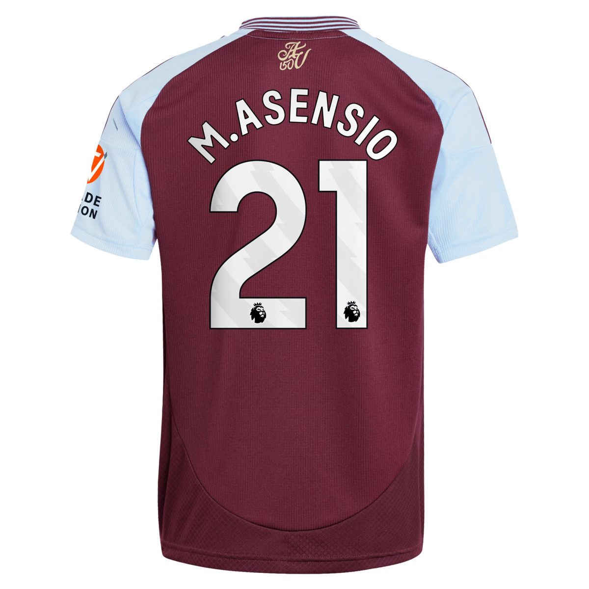 aston villa adidas home shirt 2024-25 with m.asensio 21 printing Collection | Aston Villa Fan Shop
