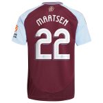 aston villa adidas home shirt 2024-25 with maatsen 22 cup printing Collection | Aston Villa Fan Shop