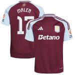 aston villa adidas home shirt 2024-25 with malen 17 cup printing Collection | Aston Villa Fan Shop