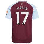 aston villa adidas home shirt 2024-25 with malen 17 printing Collection | Aston Villa Fan Shop