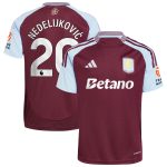 aston villa adidas home shirt 2024-25 with nedeljković 20 printing Collection | Aston Villa Fan Shop