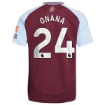 aston villa adidas home shirt 2024-25 with onana 24 printing Collection | Aston Villa Fan Shop