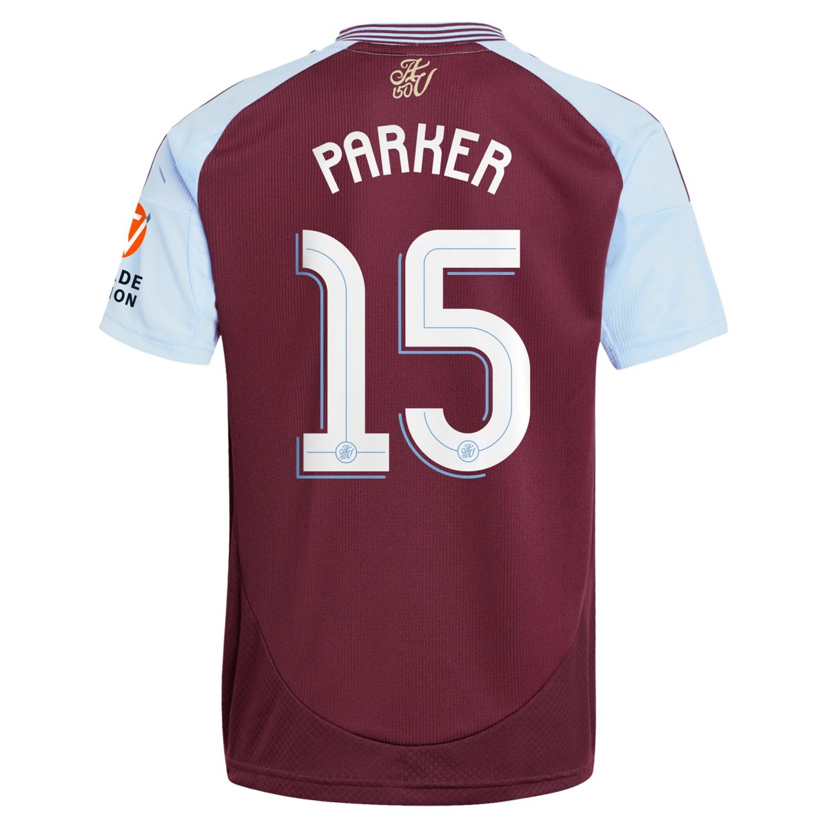 aston villa adidas home shirt 2024-25 with parker 15 cup printing Collection | Aston Villa Fan Shop