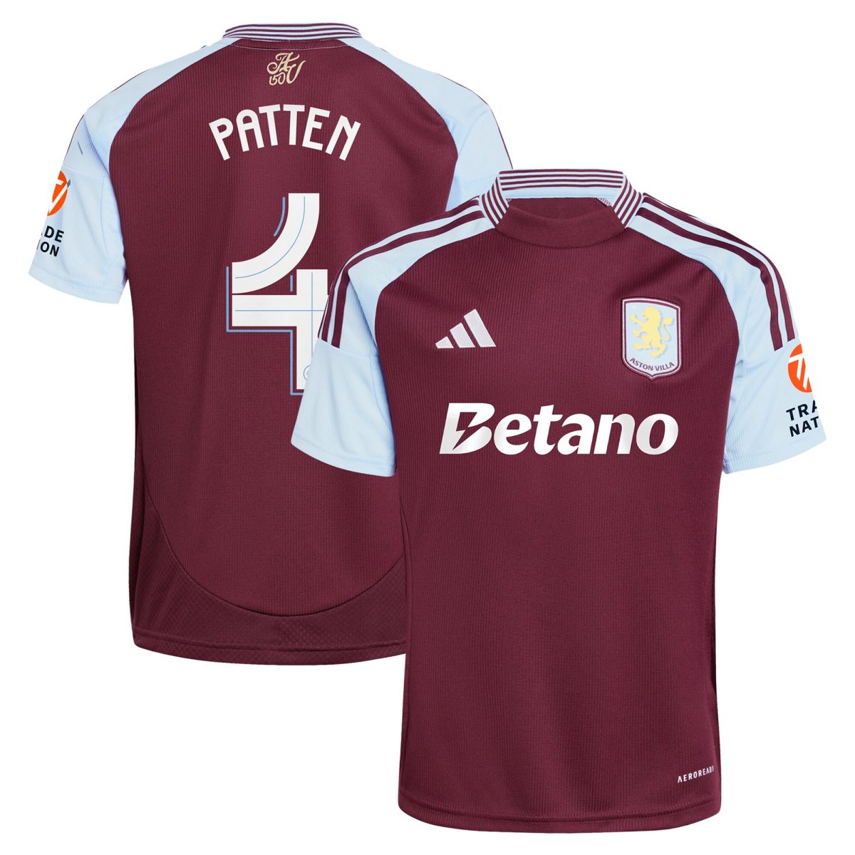 aston villa adidas home shirt 2024-25 with patten 4 cup printing Collection | Aston Villa Fan Shop