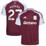 aston villa adidas home shirt 2024-25 with rogers 27 printing Collection | Aston Villa Fan Shop