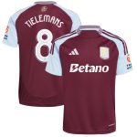 aston villa adidas home shirt 2024-25 with tielemans 8 cup printing Collection | Aston Villa Fan Shop