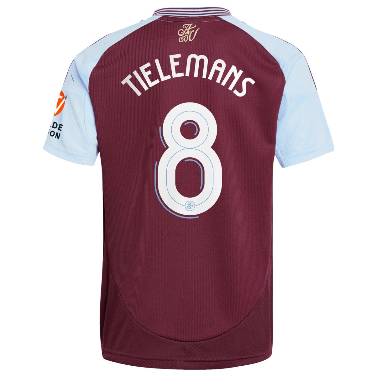 aston villa adidas home shirt 2024-25 with tielemans 8 cup printing Collection | Aston Villa Fan Shop