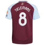aston villa adidas home shirt 2024-25 with tielemans 8 cup printing Collection | Aston Villa Fan Shop