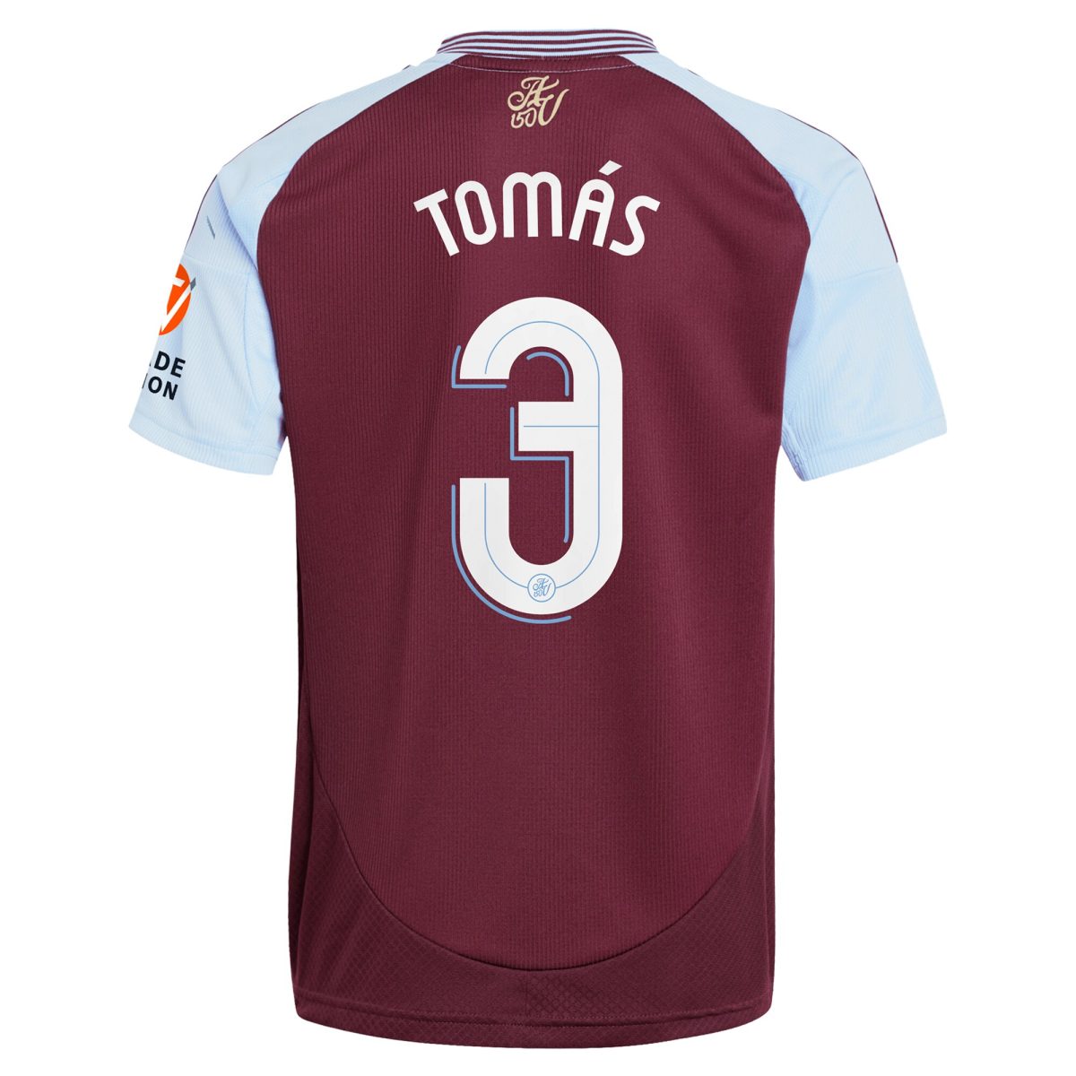 aston villa adidas home shirt 2024-25 with tomás 3 cup printing Collection | Aston Villa Fan Shop