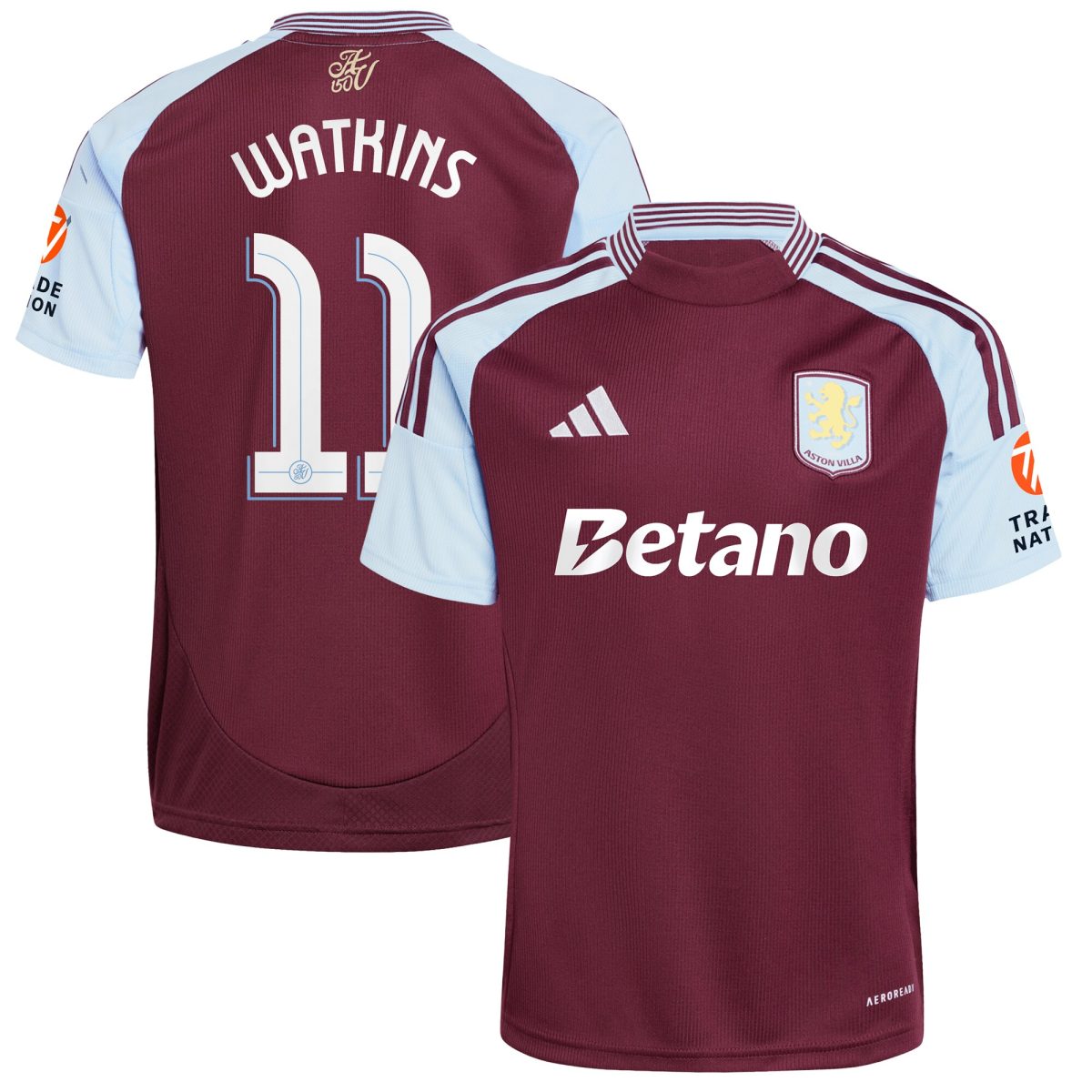 aston villa adidas home shirt 2024-25 with watkins 11 cup printing Collection | Aston Villa Fan Shop