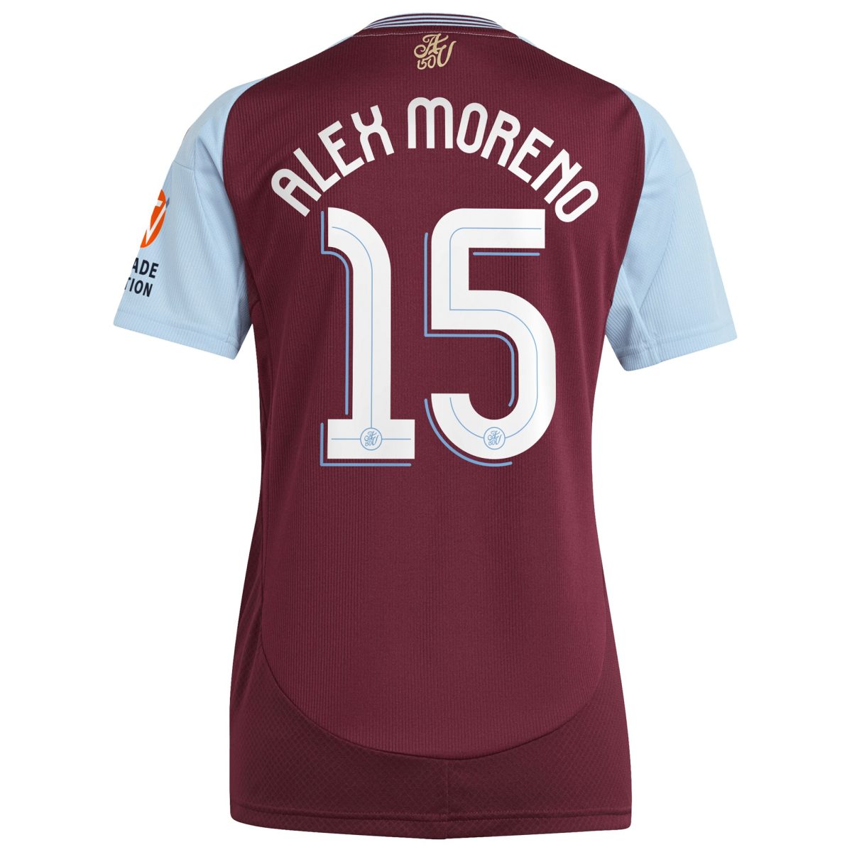 aston villa adidas home shirt 2024-25 – womens with alex moreno 15 cup printing Collection | Aston Villa Fan Shop