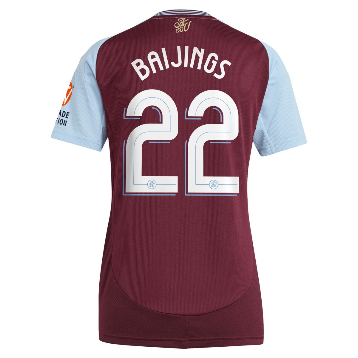 aston villa adidas home shirt 2024-25 – womens with baijings 22 cup printing Collection | Aston Villa Fan Shop