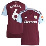 aston villa adidas home shirt 2024-25 – womens with barkley 6 printing Collection | Aston Villa Fan Shop