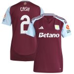 aston villa adidas home shirt 2024-25 – womens with cash 2 cup printing Collection | Aston Villa Fan Shop