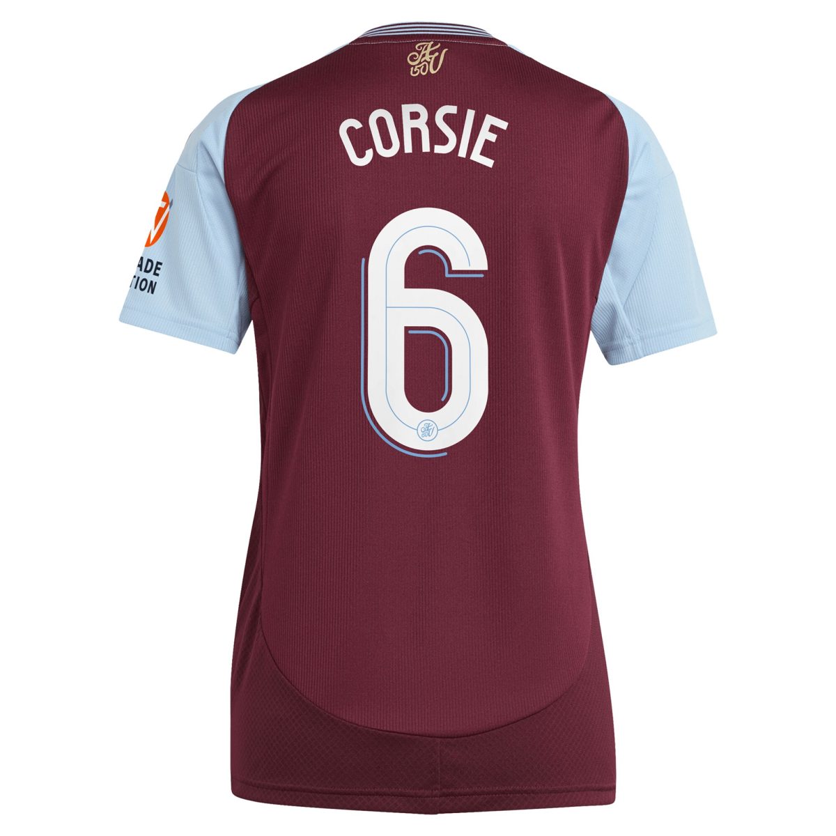 aston villa adidas home shirt 2024-25 – womens with corsie 6 cup printing Collection | Aston Villa Fan Shop