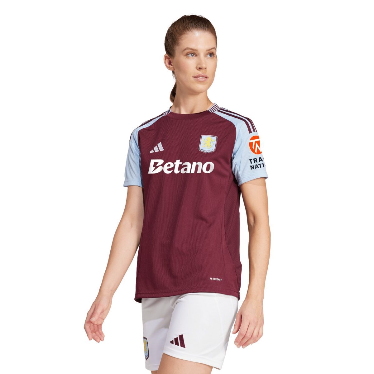 aston villa adidas home shirt 2024-25 – womens with custom printing Collection | Aston Villa Fan Shop