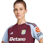 aston villa adidas home shirt 2024-25 – womens with custom printing Collection | Aston Villa Fan Shop