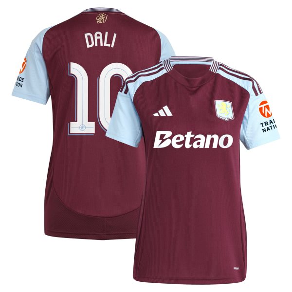 aston villa adidas home shirt 2024-25 – womens with dali 10 cup printing Collection | Aston Villa Fan Shop